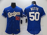 Dodgers 50 Mookie Betts Royal Nike 2021 Gold Program Flexbase Jersey,baseball caps,new era cap wholesale,wholesale hats